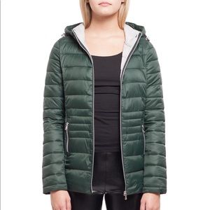 Forest Green Point Zero Winter Zip Up Jacket